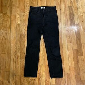 Black Madewell Stovepipe Jeans